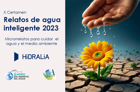 Poster for the 10th Edition of the Agua Inteligente Story Contest.